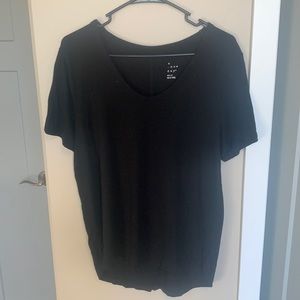 A New Day Black Basic Tee